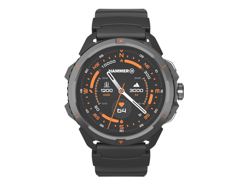 HAMMER Watch 2 pametni sat, crno/narančasti