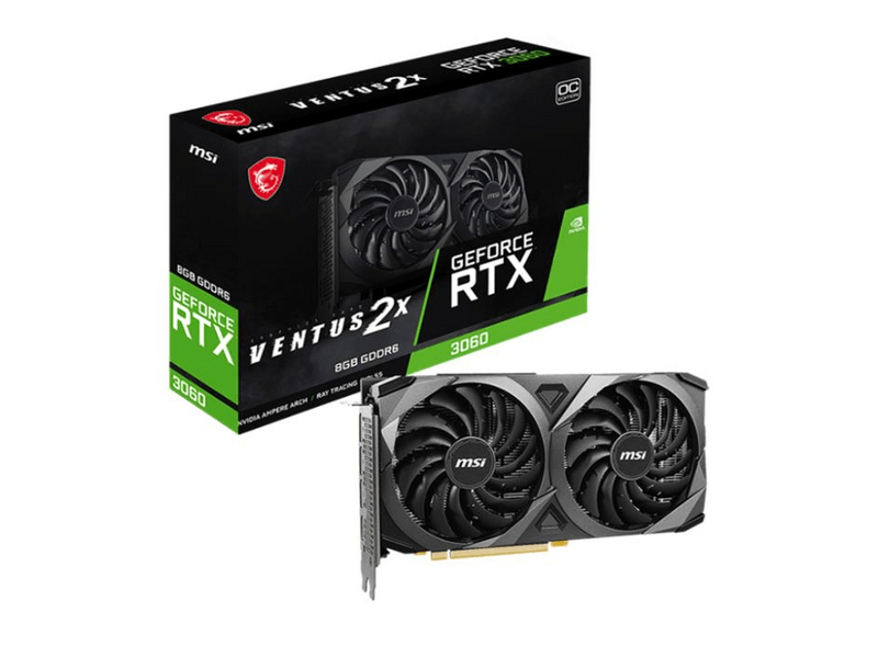 MSI GeForce RTX™ 3060 VENTUS 2X 8G OC Videókártya