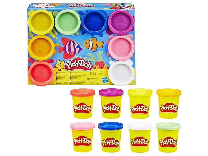 Play-Doh 8 tégelyes gyurmakészlet (E5044EU4)