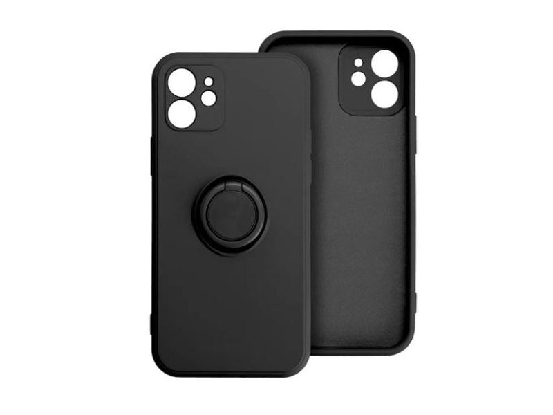 Gigapack Apple iPhone 15 Plus Szilikon tok, fekete (145000)