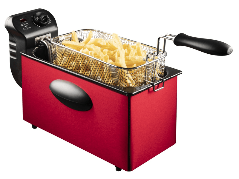 Bestron AF357R Olajsütő, piros