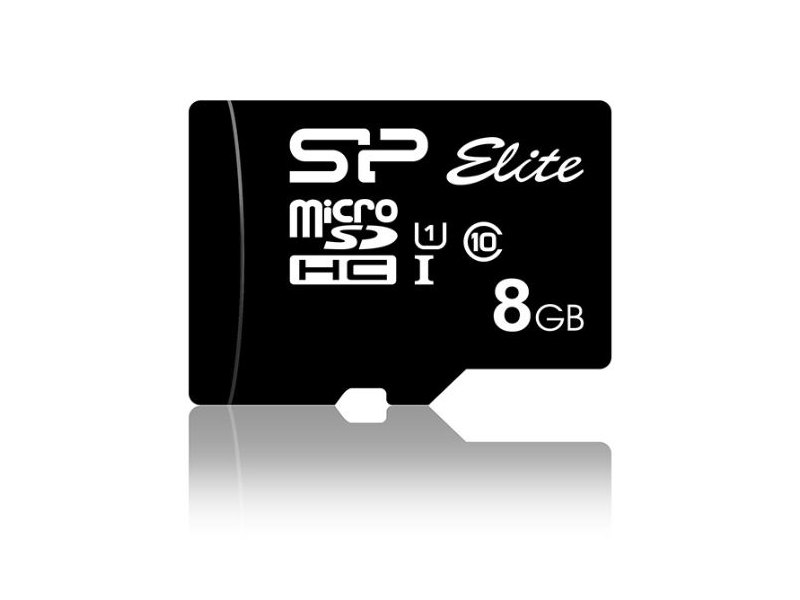 Silicon Power 8GB microSDHC Memóriakártya (SP008GBSTHBU1V10SP)