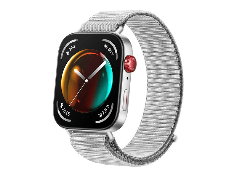 Huawei Watch Fit 3 Okosóra nylonszíjjal, szürke