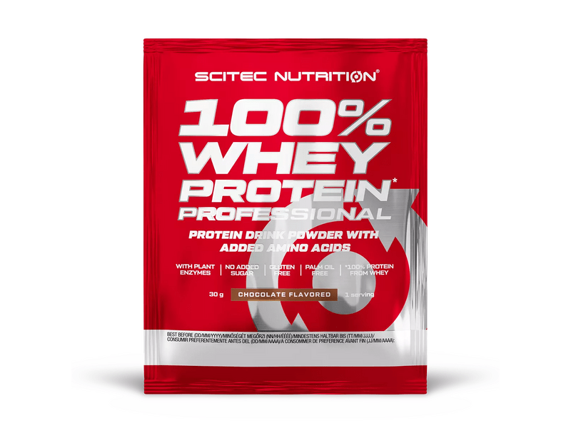 Scitec 100% Whey Protein Professional, 30 g, csokoládé