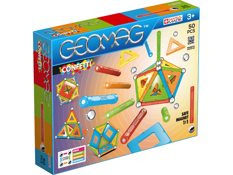 Geomag Confetti Mágneses építőjáték, 50 db (20GMG00352)