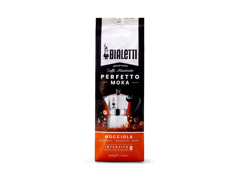 Bialetti Moka Perfetto Mogyoró ízű őrölt kávé, 250 g