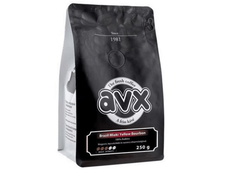 AVX Brazil Miaki Yellow Bourbon Szemes kávé, 250 g