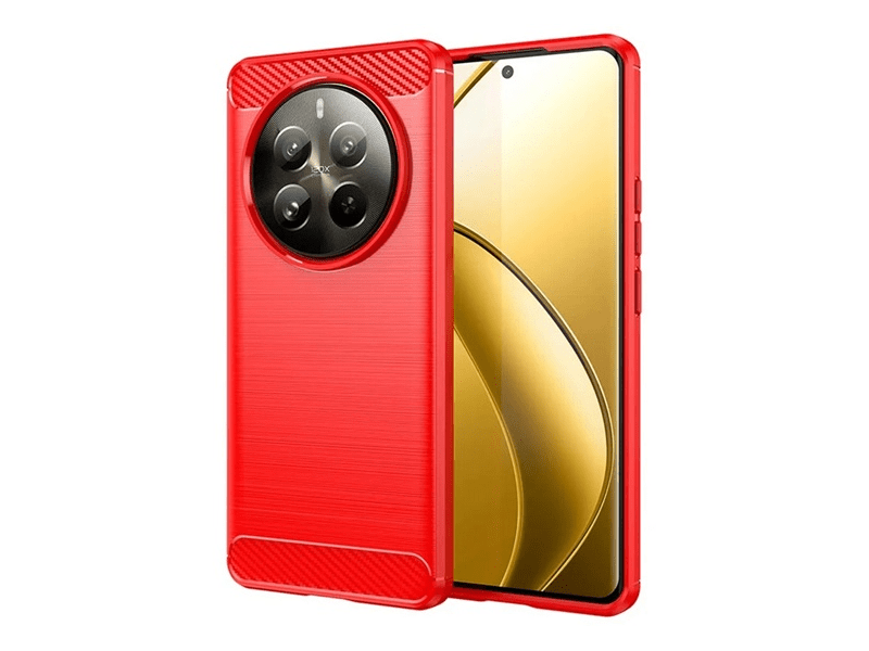 Gigapack Realme 12 Pro/Pro Plus Szilikon tok, piros (155883)