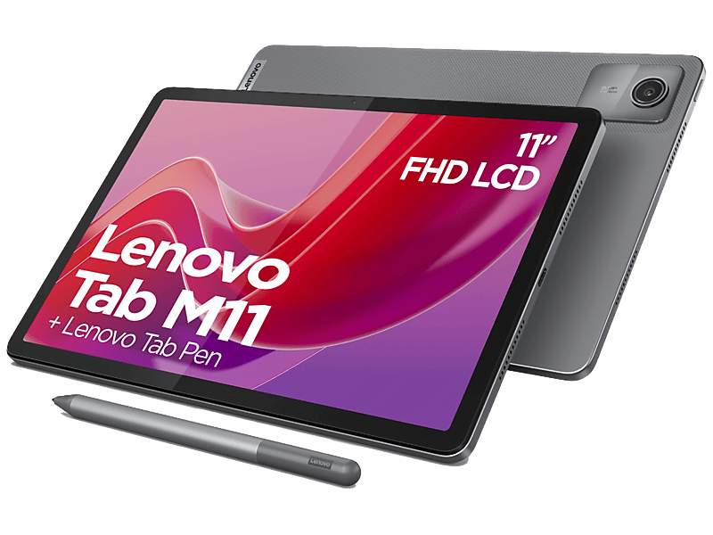 Lenovo Tab M11 4/128GB Tablet, szürke + Lenovo Tab Pen (ZADA0217GR)