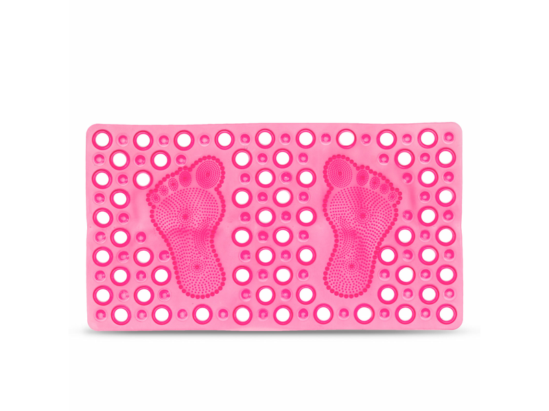 Fürdőszobai csúszásgátló rózsaszín láb