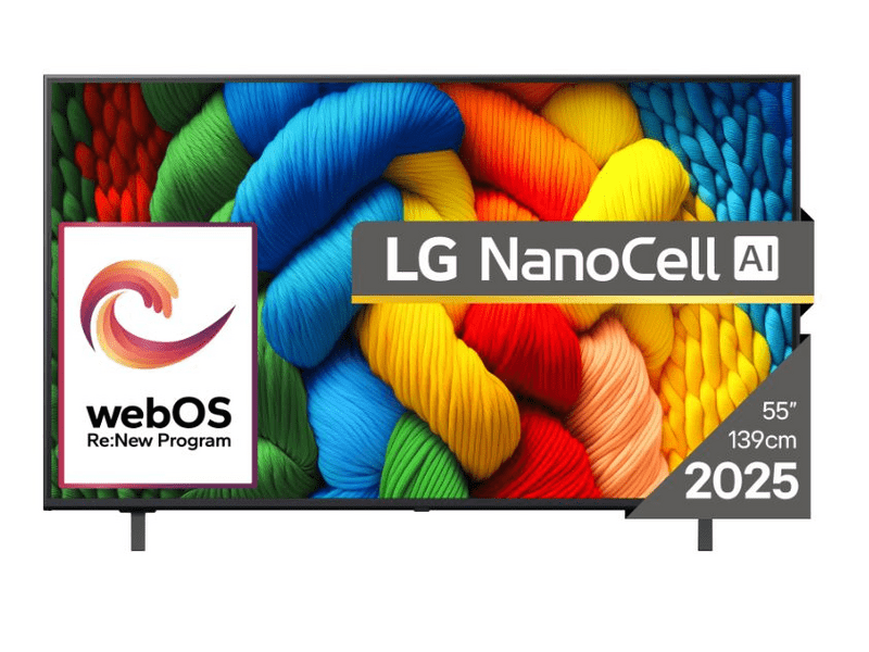 LG 55NANO80A3B 55" 4K UHD NanoCell Smart TV