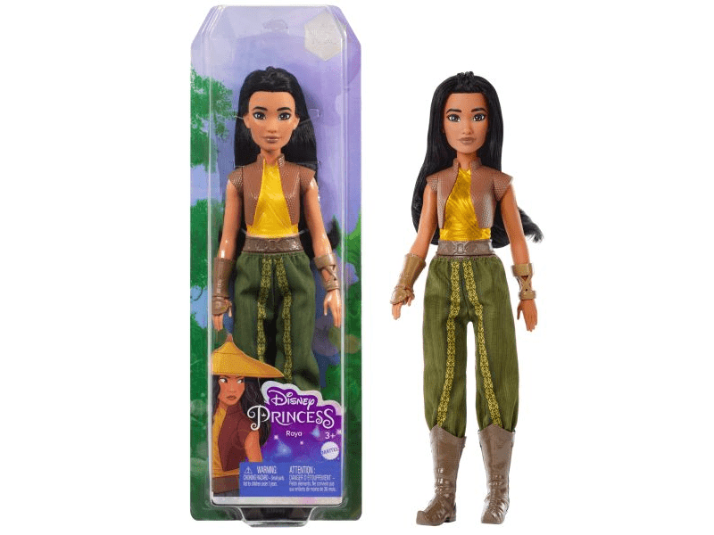 Disney Princess Csillogó hercegnő baba - Raya (HLX22)