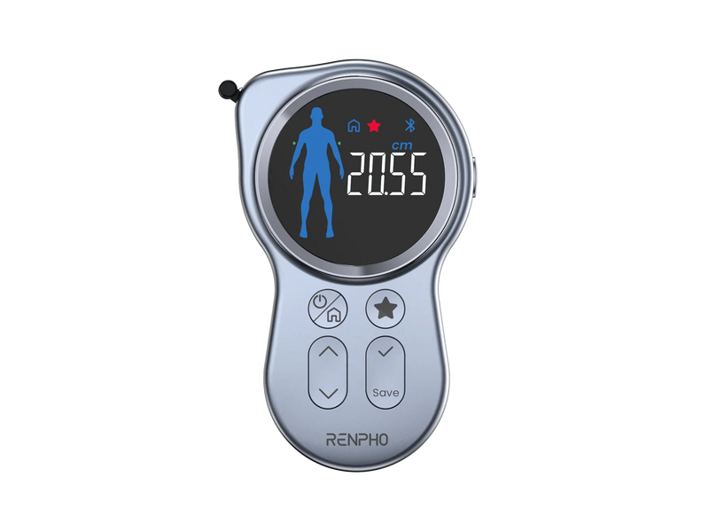 Renpho Smart Tape Measure+ Okos mérőszalag, ezüst