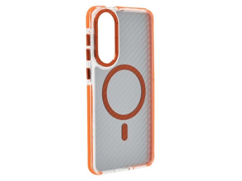 Gigapack Samsung Galaxy S25 Edge Szilikon tok, narancssárga (GP-176056)