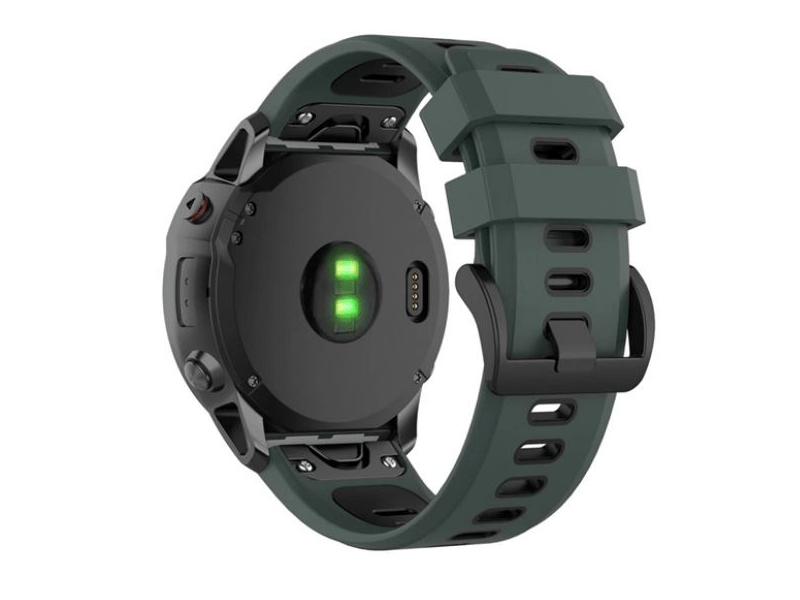 Gigapack Garmin Enduro/Fenix 26mm Pótszíj, sötétzöld/fekete (149200)