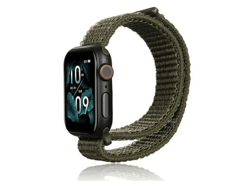 Gigapack Apple Watch Series Nylon pótszíj, sötétzöld (141135)