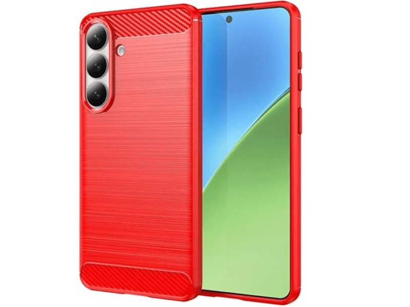 Gigapack Samsung Galaxy S26 Plus Szilikon tok, piros (GP-179743)