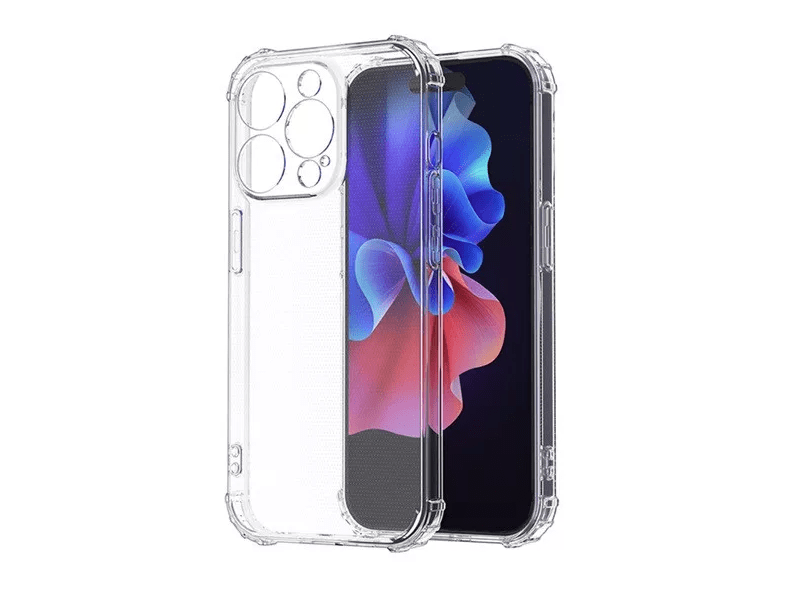 Gigapack Apple iPhone 15 Pro Szilikon tok, átlátszó (144925)