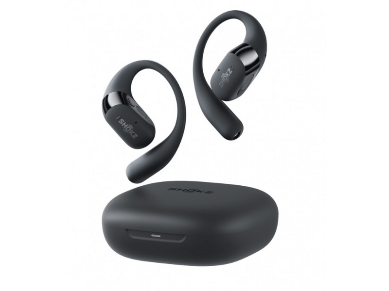 Shokz OpenFit 2 Plus Bluetooth headset, fekete