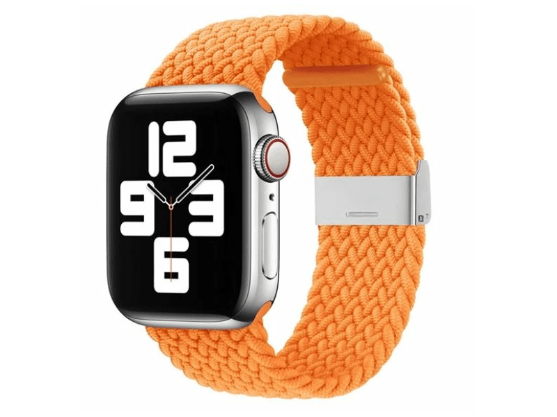 Gigapack Apple Watch Series/Ultra Textil pótszíj, narancssárga (142799)