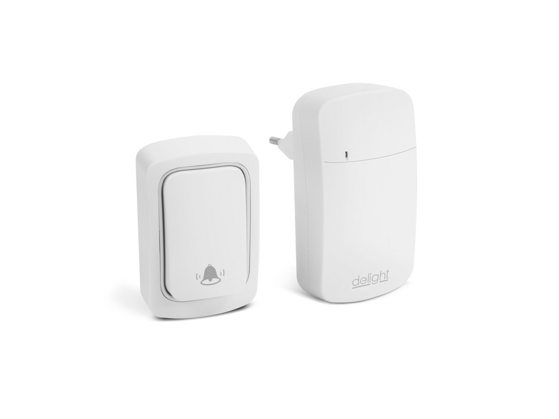 Delight 55345WH Digitális Kinetic csengő, fehér