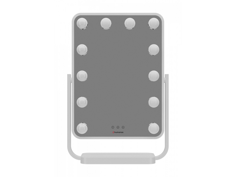 Humanas HS-HM01 Ogledalo za šminkanje s LED rasvjetom, bijelo