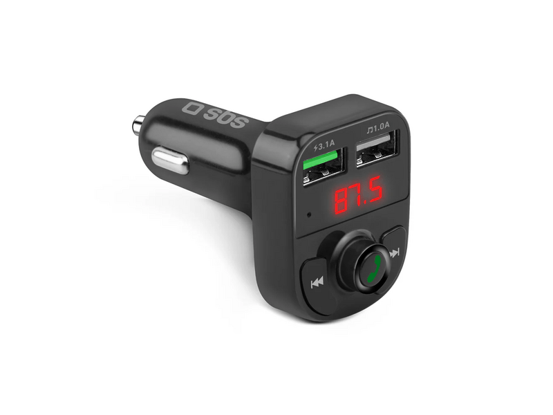 SBS FM 2xUSB-A 15W auto punjač (TECARFM2USB)