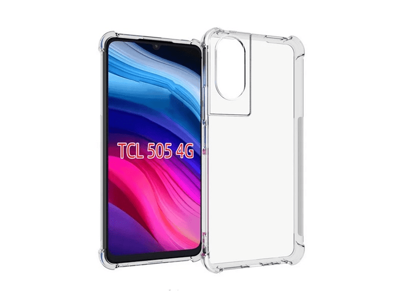 Gigapack TCL 505 Szilikon tok, átlátszó (158474)