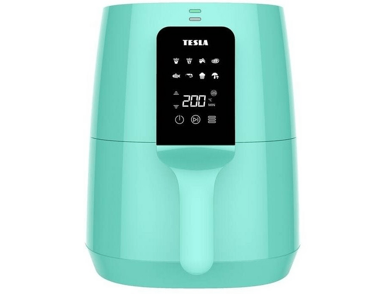 Tesla AirCook Q30 višenamjenska digitalna pećnica na vrući zrak, tirkizna