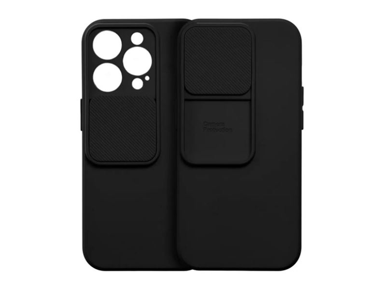 Gigapack Apple iPhone 15 Pro Szilikon tok, fekete (144971)