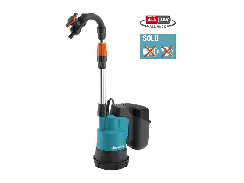 Gardena 14602-55 Akkumulátoros hordóürítő szivattyú 2000/2 18V P4A akku nélkül