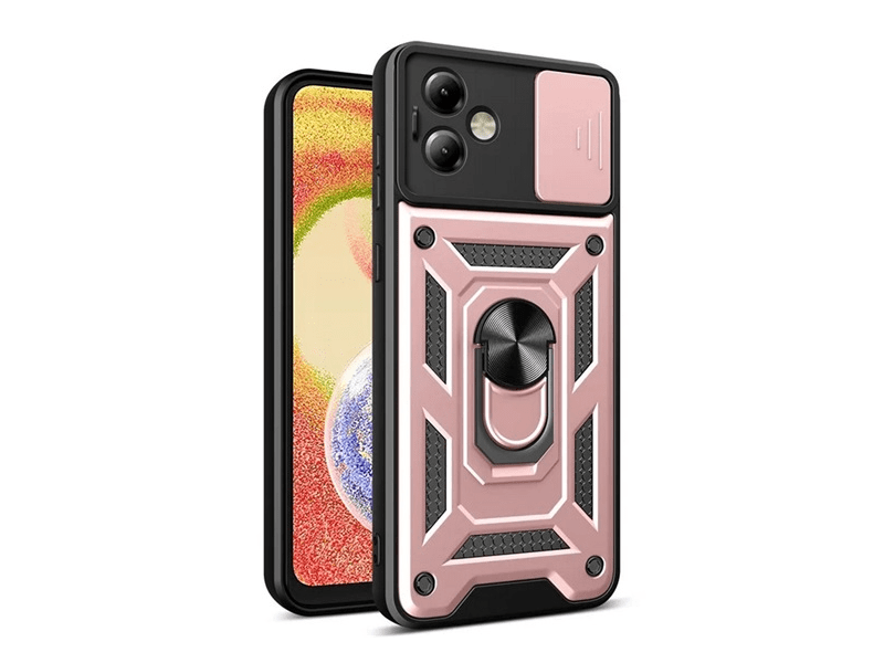 Gigapack Motorola Moto G14 Defender telefonvédő, rozéarany (160500)