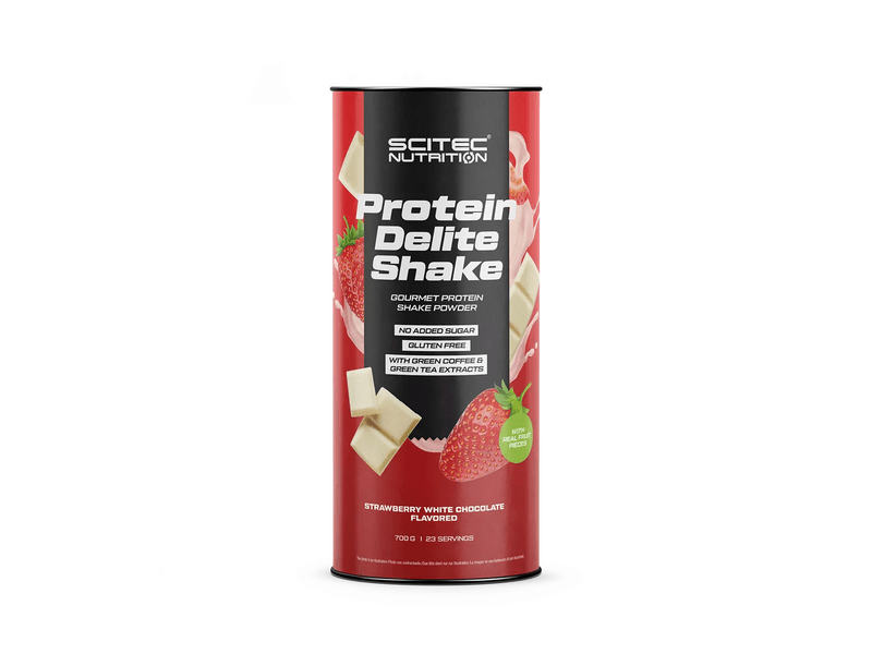Scitec Protein Delite Shake, 700 g, eper-fehércsoki