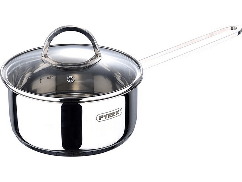 Pyrex PY-6152 Nyeles lábas fedővel, 16 cm