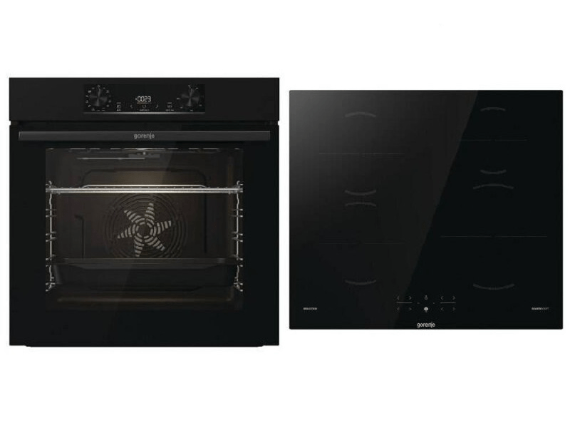 Gorenje BOP6737E02BK Beépíthető sütő + GI601FMC Indukciós főzőlap szett