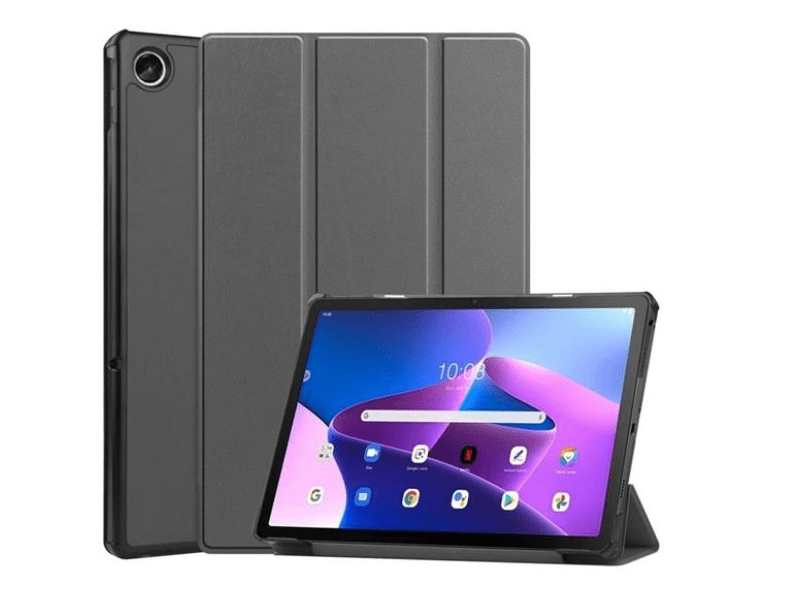 Gigapack Lenovo Tab M10 Plus Flip tok, sötétszürke (150457)