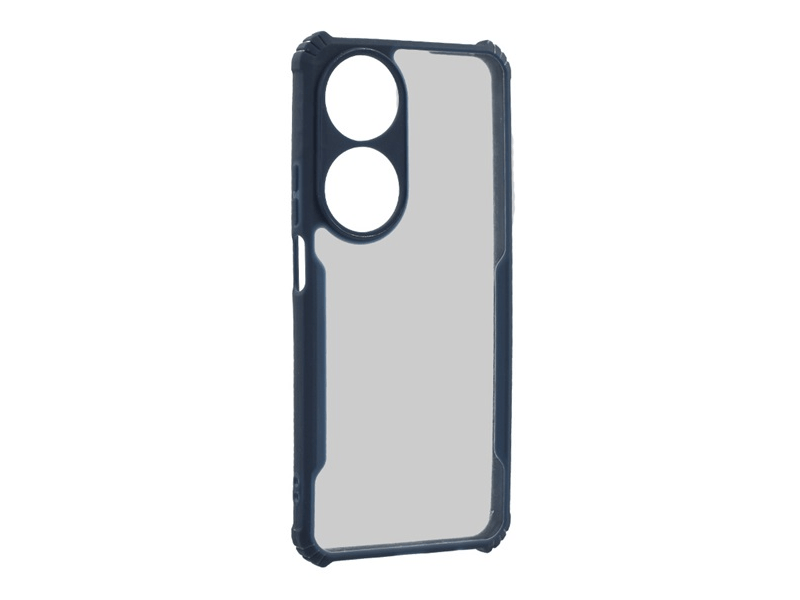 Gigapack Honor X7b 4G Szilikon tok, sötétkék/átlátszó (156206)