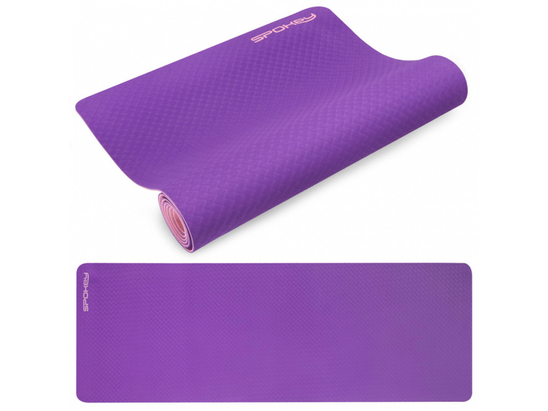 Spokey Duo fitnesz jógamatrac, lila (41788)