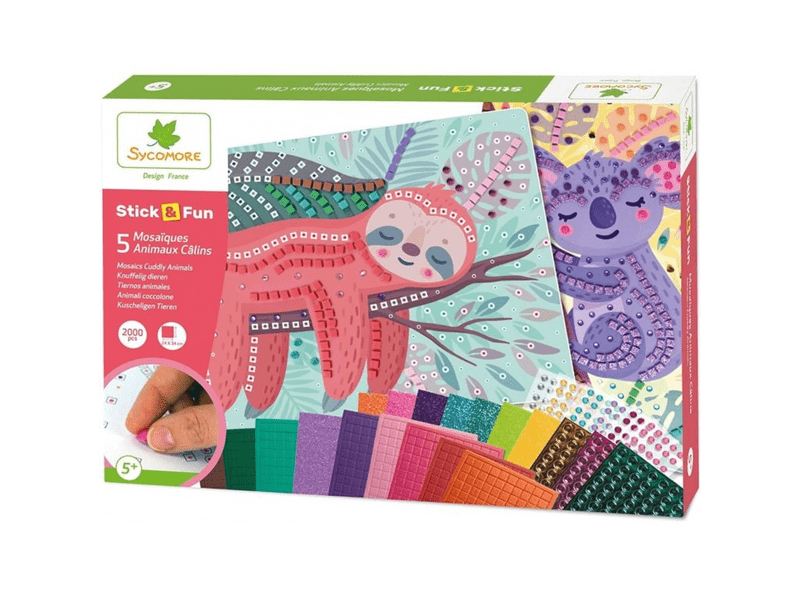 Sycomore Mozaikkép készítő szett, ölelnivaló állatok (CRE7034)