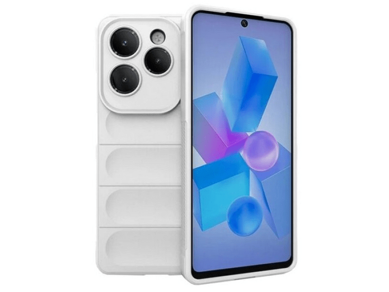Gigapack Infinix Hot 40 Pro 4G Szilikon tok, fehér (GP-159104)