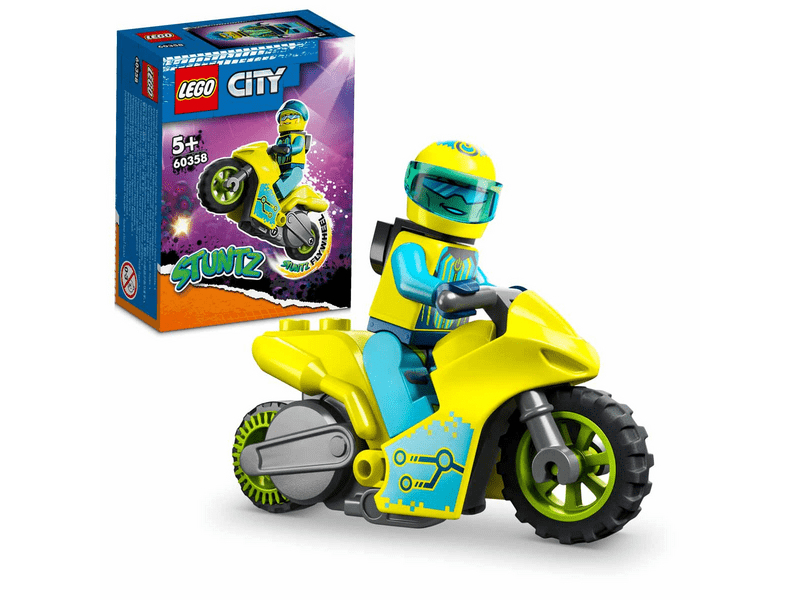 LEGO® City Cyber kaszkadőr motorkerékpár (60358)