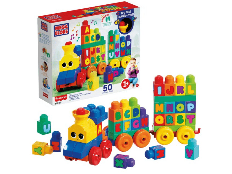 Mega Bloks Zenélő ABC vonat (FWK22)