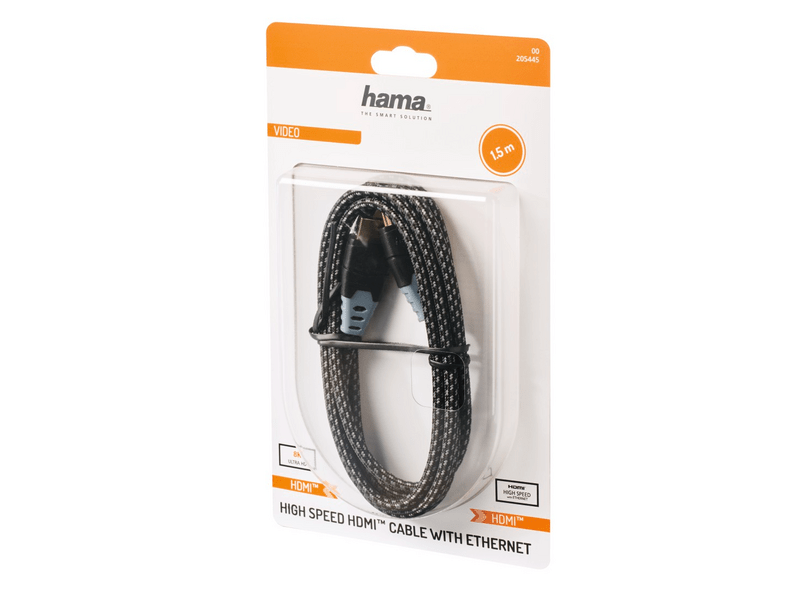 Hama 205445 8K HDMI kábel ethernettel, 1,5 m