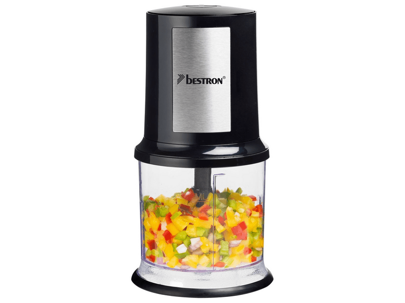 Bestron AKC200 Ételaprító, fekete/inox