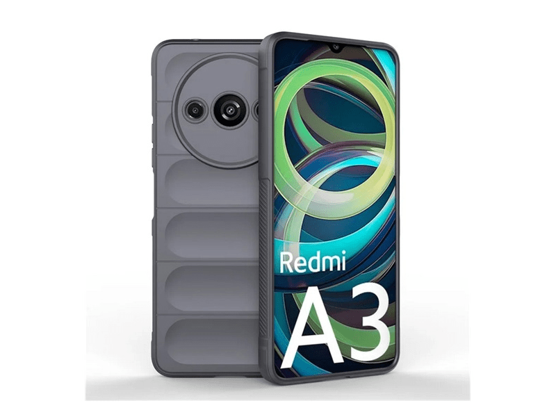 Gigapack Xiaomi Redmi A3 4G Szilikon tok, szürke (156297)