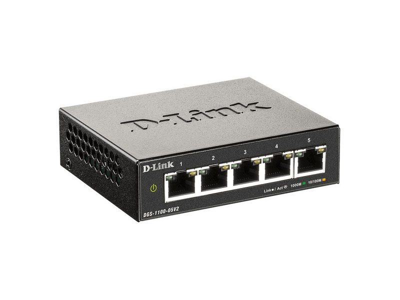 D-Link DGS-1100-05V2/E 5x1000Mbps Switch