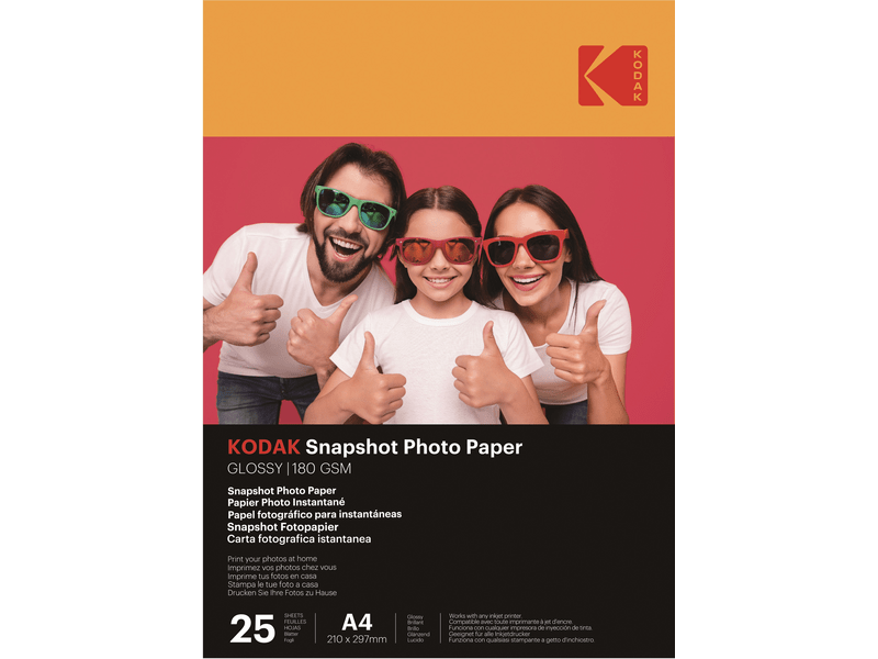 Kodak Snapshot A4 fotópapír, fényes, 25 db (KO-3510812)