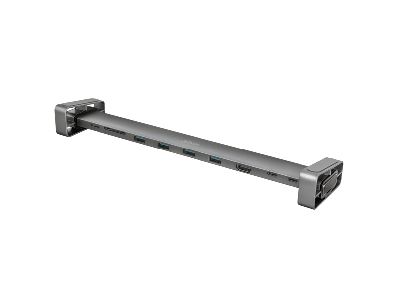 Trust Dalyx Aluminium 10-in-1 USB-C Multi-port dokkoló (23417)