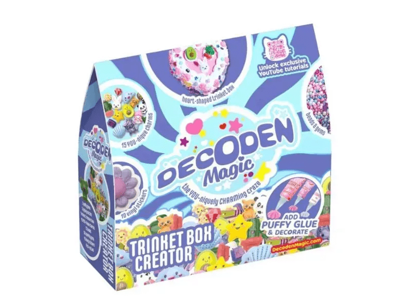 Decoden Magic - Varázsdekor: szív alakú ékszerdoboz (BKL5885-02)