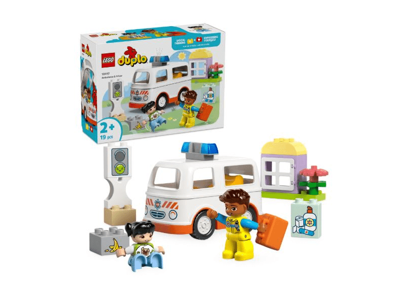 LEGO® DUPLO® Hitna pomoć i vozač hitne pomoći (10447)